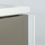 Handle (F); F1 - white; F2 - black; F3 - silver gray