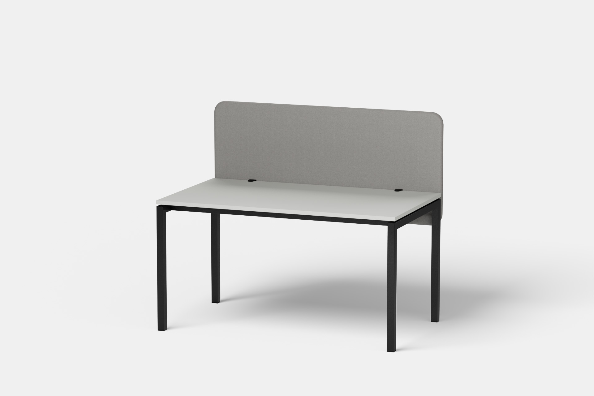 SOFT desk screen in front of the table