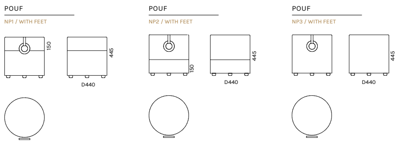 MEASUREMENTS (WITH FEET)