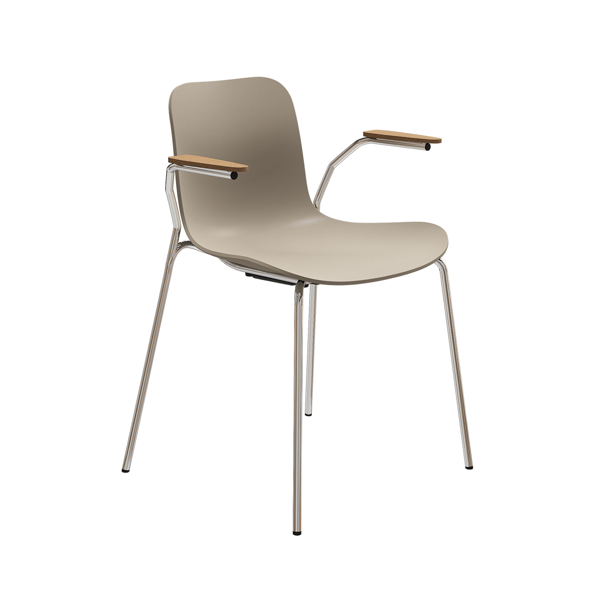 LANGUE chair with armrests