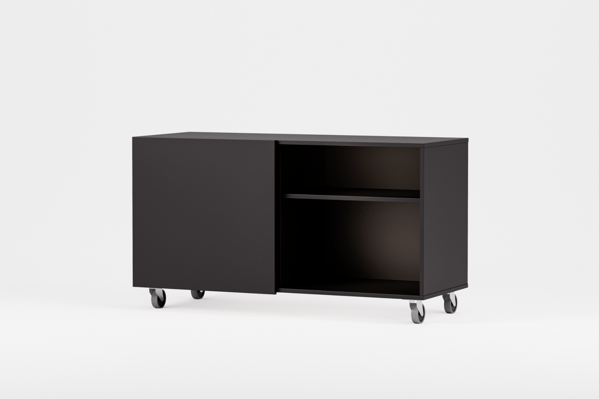 PIANO utility cabinet with castors