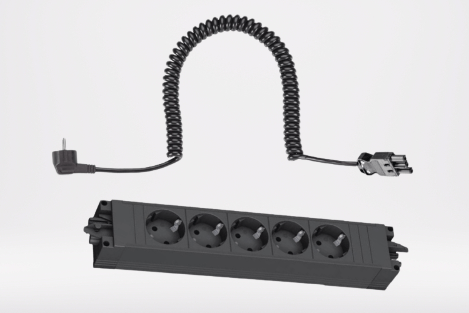 LSEP PB5 socket block with spiral cable