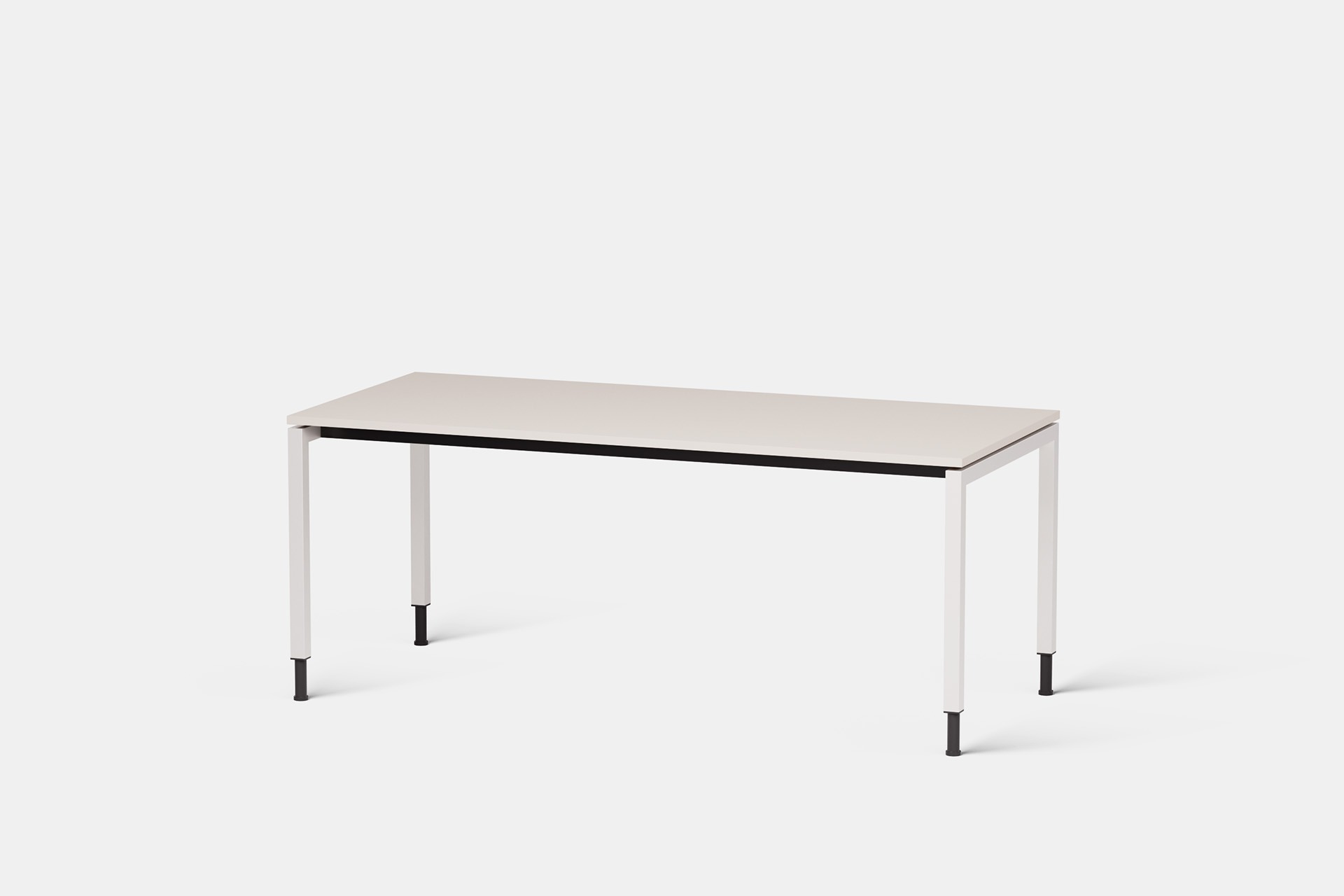 PIANO U office desk with manually adjustable height